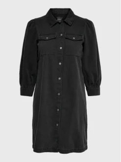 ONLY Vestito Di Jeans Felica 15227104 Nero Regular Fit -Offerta economica Guess || Calvin Klein Jeans || Vero Moda only vestito di jeans felica 15227104 nero regular fit 5