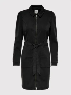 ONLY Vestito Di Jeans New 15250084 Nero Regular Fit -Offerta economica Guess || Calvin Klein Jeans || Vero Moda only vestito di jeans new 15250084 nero regular fit 5