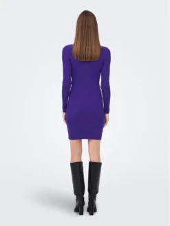 ONLY Vestito Di Maglia Frida 15267977 Viola Slim Fit -Offerta economica Guess || Calvin Klein Jeans || Vero Moda only vestito di maglia frida 15267977 viola slim fit 2