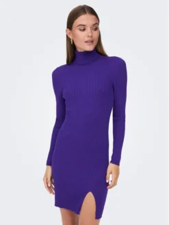ONLY Vestito Di Maglia Frida 15267977 Viola Slim Fit -Offerta economica Guess || Calvin Klein Jeans || Vero Moda only vestito di maglia frida 15267977 viola slim fit 3