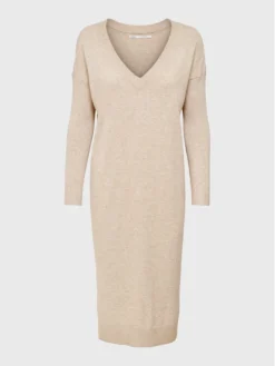 ONLY Vestito Di Maglia Ibi 15259112 Beige Regular Fit -Offerta economica Guess || Calvin Klein Jeans || Vero Moda only vestito di maglia ibi 15259112 beige regular fit 5