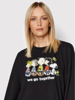 ONLY Vestito Di Maglia Peanuts 15255748 Nero Oversize -Offerta economica Guess || Calvin Klein Jeans || Vero Moda only vestito di maglia peanuts 15255748 nero oversize 3