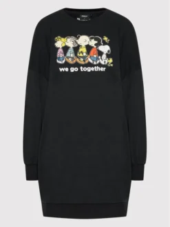 ONLY Vestito Di Maglia Peanuts 15255748 Nero Oversize -Offerta economica Guess || Calvin Klein Jeans || Vero Moda only vestito di maglia peanuts 15255748 nero oversize 4