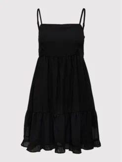 ONLY Vestito Estivo Ann 15262379 Nero Regular Fit