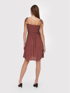 ONLY Vestito Estivo Annika 15193884 Marrone Slim Fit -Offerta economica Guess || Calvin Klein Jeans || Vero Moda only vestito estivo annika 15193884 marrone slim fit 2