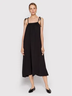 Vestito Estivo SUDD602 Nero Relaxed Fit