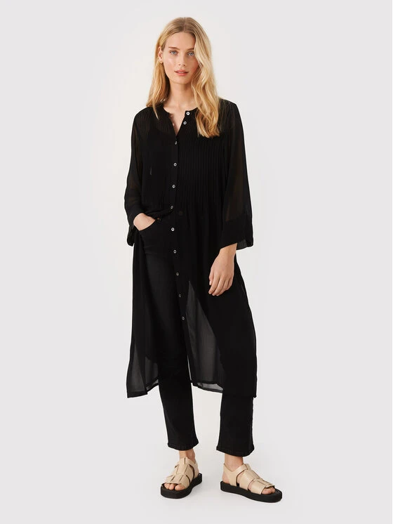 Part Two Vestito Chemisier Oliva 30306964 Nero Regular Fit 6 Part Two Vestito Chemisier Oliva 30306964 Nero Regular Fit - immagine 6