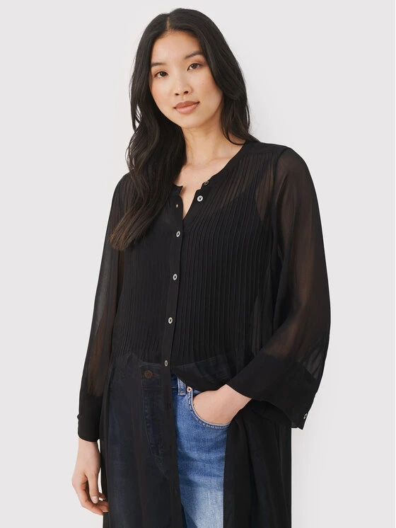 Part Two Vestito Chemisier Oliva 30306964 Nero Regular Fit 1 Part Two Vestito Chemisier Oliva 30306964 Nero Regular Fit