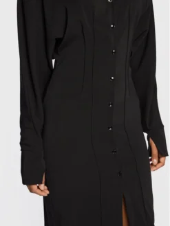 Patrizia Pepe Vestito Chemisier 2A2453/A6F5-K103 Nero Regular Fit -Offerta economica Guess || Calvin Klein Jeans || Vero Moda patrizia pepe vestito chemisier 2a2453 a6f5 k103 nero regular fit 4