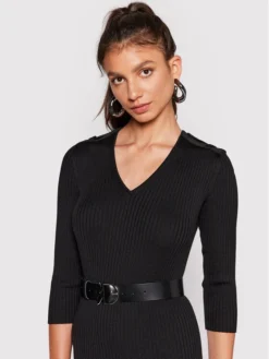 Patrizia Pepe Vestito Da Giorno 8A1010/K032-K103 Nero Slim Fit -Offerta economica Guess || Calvin Klein Jeans || Vero Moda patrizia pepe vestito da giorno 8a1010 k032 k103 nero slim fit 3
