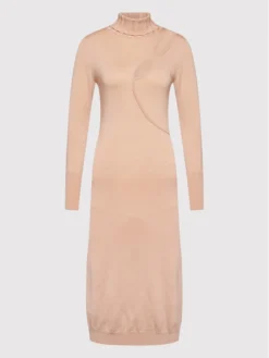 Patrizia Pepe Vestito Di Maglia 2A2241/AM36-B728 Beige Slim Fit -Offerta economica Guess || Calvin Klein Jeans || Vero Moda patrizia pepe vestito di maglia 2a2241 am36 b728 beige slim fit 4