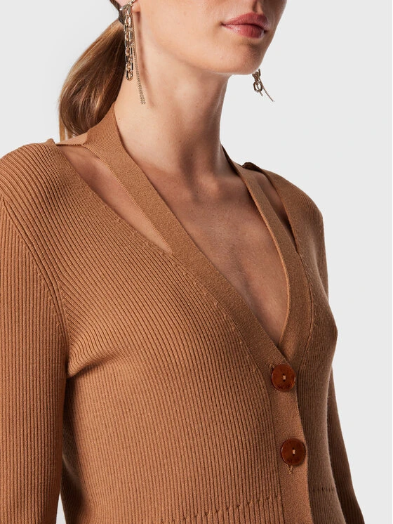 Patrizia Pepe Vestito Di Maglia 2A2452/K031-B746 Marrone Slim Fit 5 Patrizia Pepe Vestito Di Maglia 2A2452/K031-B746 Marrone Slim Fit - immagine 5