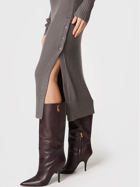 Patrizia Pepe Vestito Di Maglia 2A2454/K9O3-S644 Grigio Regular Fit 5 Patrizia Pepe Vestito Di Maglia 2A2454/K9O3-S644 Grigio Regular Fit - immagine 5