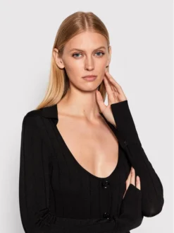 Patrizia Pepe Vestito Di Maglia 8K0048/K9J5-K103 Nero Slim Fit -Offerta economica Guess || Calvin Klein Jeans || Vero Moda patrizia pepe vestito di maglia 8k0048 k9j5 k103 nero slim fit 3