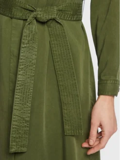 Pepe Jeans Vestito Chemisier Lidia PL953139 Verde Relaxed Fit -Offerta economica Guess || Calvin Klein Jeans || Vero Moda pepe jeans vestito chemisier lidia pl953139 verde relaxed fit 4