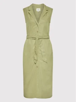 Pepe Jeans Vestito Chemisier Maggie PL953067 Verde Regular Fit -Offerta economica Guess || Calvin Klein Jeans || Vero Moda pepe jeans vestito chemisier maggie pl953067 verde regular fit 4