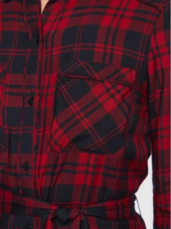 Pepe Jeans Vestito Chemisier Oly PL953170 Rosso Regular Fit -Offerta economica Guess || Calvin Klein Jeans || Vero Moda pepe jeans vestito chemisier oly pl953170 rosso regular fit 4