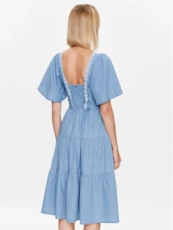 Pepe Jeans Vestito Da Giorno Aitana PL953225 Blu Regular Fit -Offerta economica Guess || Calvin Klein Jeans || Vero Moda pepe jeans vestito da giorno aitana pl953225 blu regular fit 2