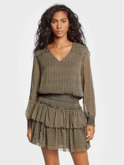 Pepe Jeans Vestito Da Giorno Lara PL953129 Nero Regular Fit