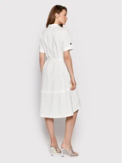 Peserico Vestito Chemisier S02701A Bianco Regular Fit -Offerta economica Guess || Calvin Klein Jeans || Vero Moda peserico vestito chemisier s02701a bianco regular fit 2