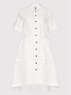 Peserico Vestito Chemisier S02701A Bianco Regular Fit -Offerta economica Guess || Calvin Klein Jeans || Vero Moda peserico vestito chemisier s02701a bianco regular fit 4