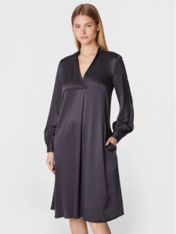 Peserico Vestito Da Giorno S02172 Blu Scuro Regular Fit