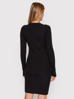 Pieces Vestito Di Maglia Crista 17115048 Nero Slim Fit -Offerta economica Guess || Calvin Klein Jeans || Vero Moda pieces vestito di maglia crista 17115048 nero slim fit 2