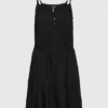Pieces Vestito Estivo Nya 17111424 Nero Regular Fit