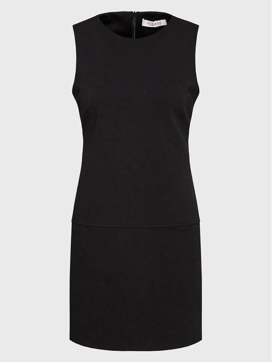 Please Vestito Da Giorno A493MDUCHE Nero Regular Fit 1 Please Vestito Da Giorno A493MDUCHE Nero Regular Fit