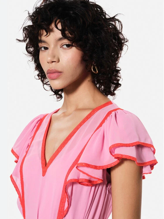 Rage Age Vestito Estivo Lucia Rosa Regular Fit 4 Rage Age Vestito Estivo Lucia Rosa Regular Fit - immagine 4