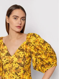 Vestito Da Giorno Lassy RM852 Giallo Regular Fit -Offerta economica Guess || Calvin Klein Jeans || Vero Moda remain vestito da giorno lassy rm852 giallo regular fit 3