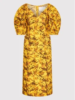 Vestito Da Giorno Lassy RM852 Giallo Regular Fit -Offerta economica Guess || Calvin Klein Jeans || Vero Moda remain vestito da giorno lassy rm852 giallo regular fit 4