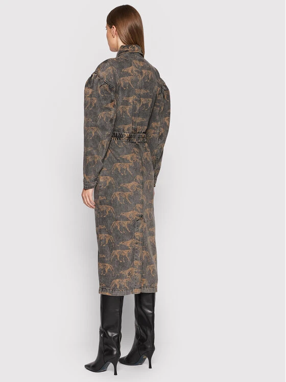 Vestito Di Jeans Dahlia Aop RM749 Grigio Regular Fit 3 Vestito Di Jeans Dahlia Aop RM749 Grigio Regular Fit - immagine 3