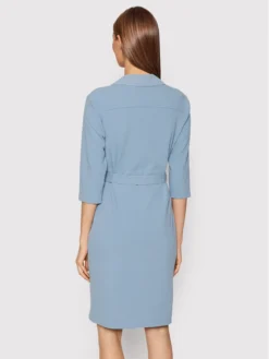 Rinascimento Vestito Chemisier CFC0105870003 Blu Slim Fit -Offerta economica Guess || Calvin Klein Jeans || Vero Moda rinascimento vestito chemisier cfc0105870003 blu slim fit 2