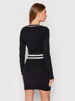Rinascimento Vestito Di Maglia CFM0010417003 Nero Slim Fit -Offerta economica Guess || Calvin Klein Jeans || Vero Moda rinascimento vestito di maglia cfm0010417003 nero slim fit 2