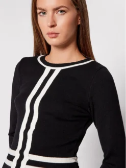 Rinascimento Vestito Di Maglia CFM0010417003 Nero Slim Fit -Offerta economica Guess || Calvin Klein Jeans || Vero Moda rinascimento vestito di maglia cfm0010417003 nero slim fit 3