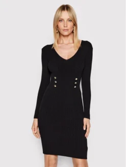 Rinascimento Vestito Di Maglia CFM0010758003 Nero Slim Fit