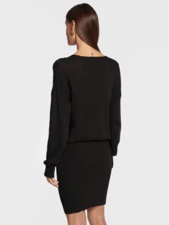 Rinascimento Vestito Di Maglia CFM0010912003 Nero Regular Fit -Offerta economica Guess || Calvin Klein Jeans || Vero Moda rinascimento vestito di maglia cfm0010912003 nero regular fit 2