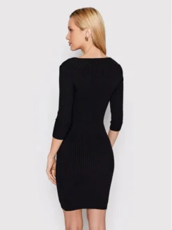 Rinascimento Vestito Di Maglia CFM0010919003 Nero Slim Fit -Offerta economica Guess || Calvin Klein Jeans || Vero Moda rinascimento vestito di maglia cfm0010919003 nero slim fit 2