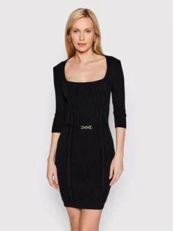 Rinascimento Vestito Di Maglia CFM0010919003 Nero Slim Fit