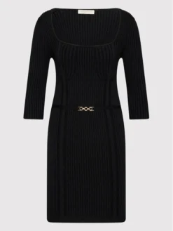 Rinascimento Vestito Di Maglia CFM0010919003 Nero Slim Fit -Offerta economica Guess || Calvin Klein Jeans || Vero Moda rinascimento vestito di maglia cfm0010919003 nero slim fit 4