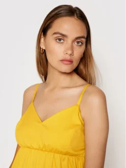 Rinascimento Vestito Estivo CFC0017921002 Giallo Relaxed Fit -Offerta economica Guess || Calvin Klein Jeans || Vero Moda rinascimento vestito estivo cfc0017921002 giallo relaxed fit 3