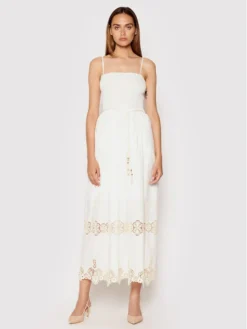 Rinascimento Vestito Estivo CFC0103454003 Bianco Regular Fit