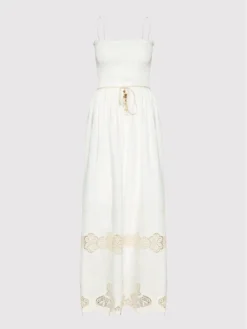 Rinascimento Vestito Estivo CFC0103454003 Bianco Regular Fit -Offerta economica Guess || Calvin Klein Jeans || Vero Moda rinascimento vestito estivo cfc0103454003 bianco regular fit 4