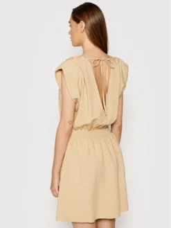 Rinascimento Vestito Estivo CFC0103488003 Beige Regular Fit -Offerta economica Guess || Calvin Klein Jeans || Vero Moda rinascimento vestito estivo cfc0103488003 beige regular fit 2