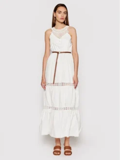 Rinascimento Vestito Estivo CFC0103508003 Bianco Regular Fit