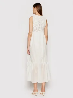 Rinascimento Vestito Estivo CFC0103535003 Bianco Regular Fit -Offerta economica Guess || Calvin Klein Jeans || Vero Moda rinascimento vestito estivo cfc0103535003 bianco regular fit 2