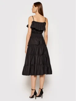 Rinascimento Vestito Estivo CFC0103583003 Nero Regular Fit -Offerta economica Guess || Calvin Klein Jeans || Vero Moda rinascimento vestito estivo cfc0103583003 nero regular fit 2