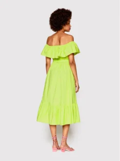 Rinascimento Vestito Estivo CFC0109320003 Verde Regular Fit -Offerta economica Guess || Calvin Klein Jeans || Vero Moda rinascimento vestito estivo cfc0109320003 verde regular fit 2