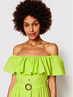 Rinascimento Vestito Estivo CFC0109320003 Verde Regular Fit -Offerta economica Guess || Calvin Klein Jeans || Vero Moda rinascimento vestito estivo cfc0109320003 verde regular fit 3